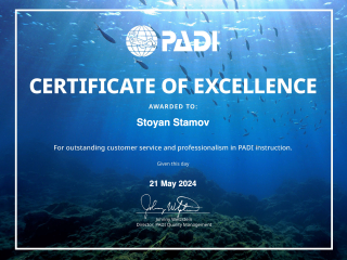 PADI AWARD